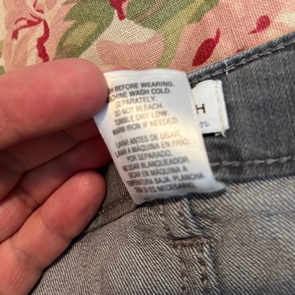 JACLYN SMITH Size 22W Lightweight Stretch Denim GRAY Cotton Blend $59 NEW - Picture 10 of 13